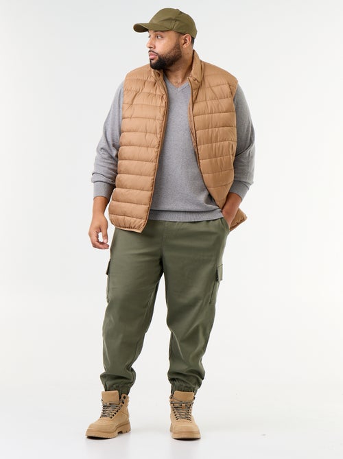 Multizakkenbroek met elastische taille - Kiabi
