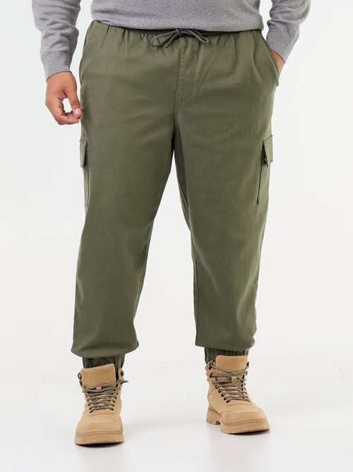 Multizakkenbroek met elastische taille - Kiabi