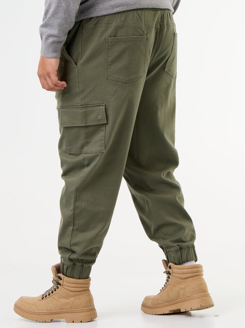 Multizakkenbroek met elastische taille - Kiabi
