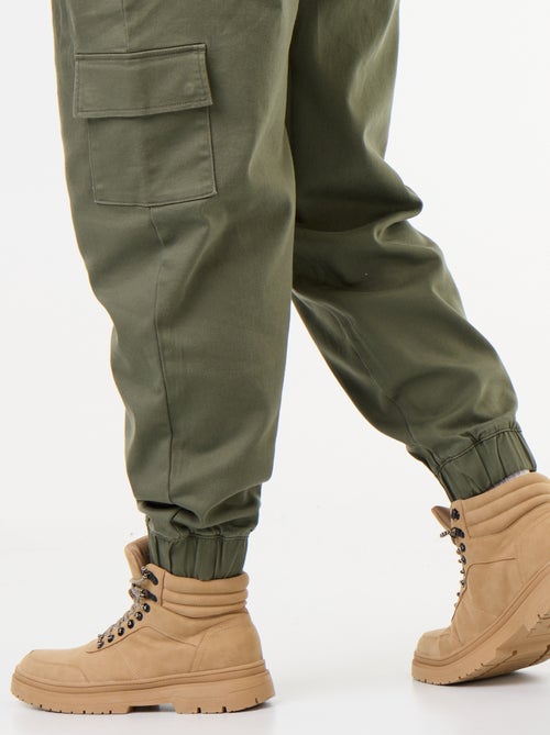 Multizakkenbroek met elastische taille - Kiabi