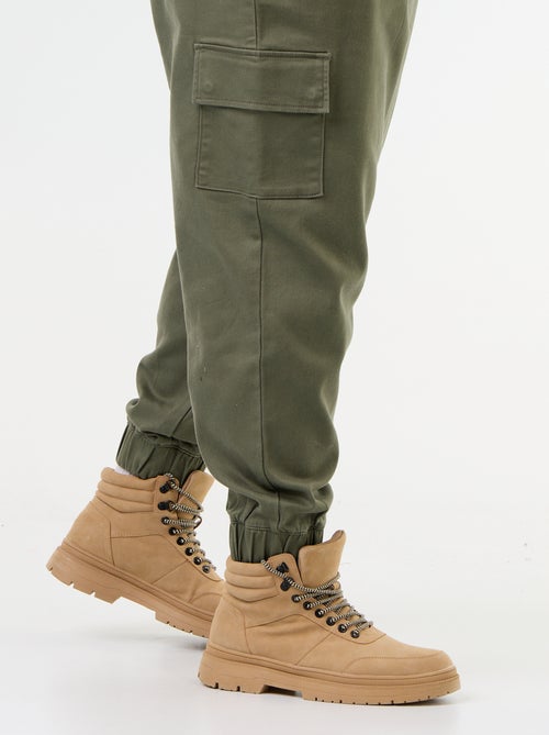 Multizakkenbroek met elastische taille - Kiabi