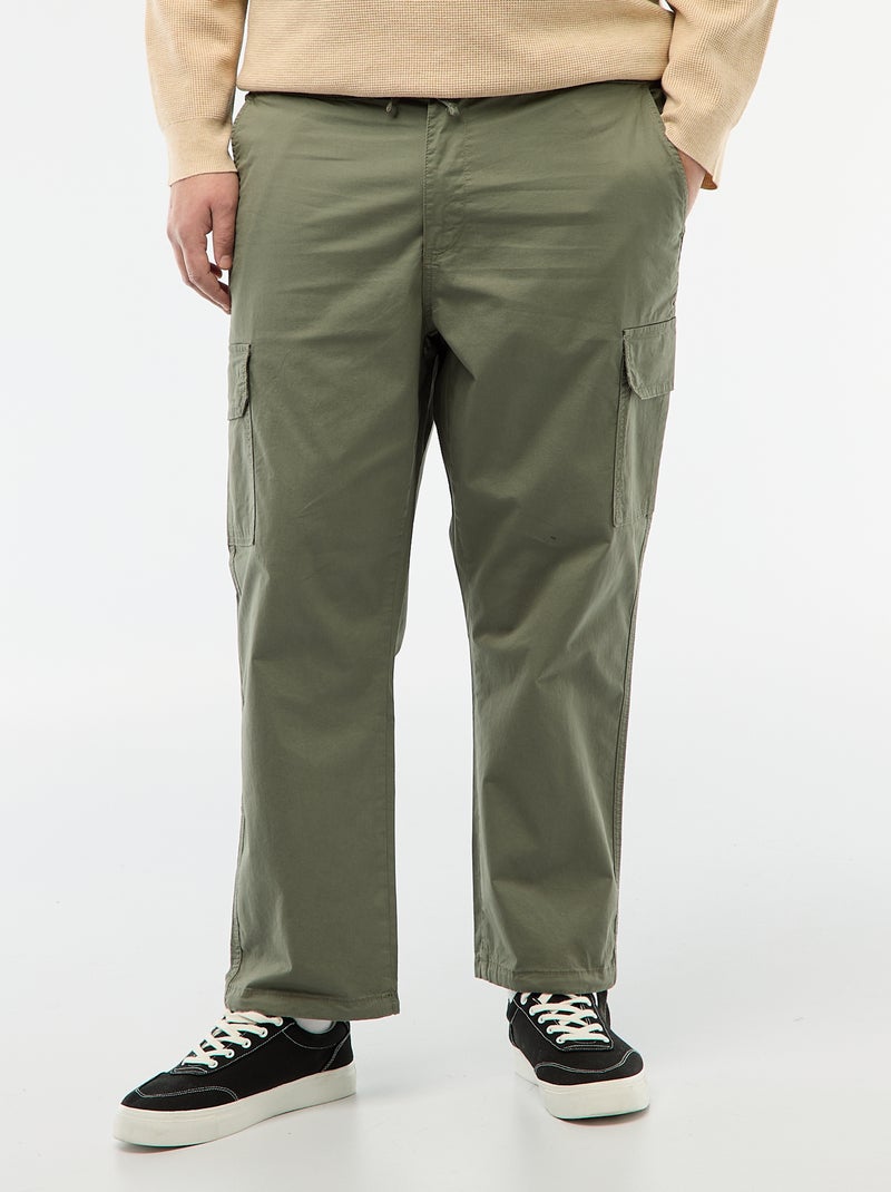 Multizakkenbroek regular fit Groen - Kiabi
