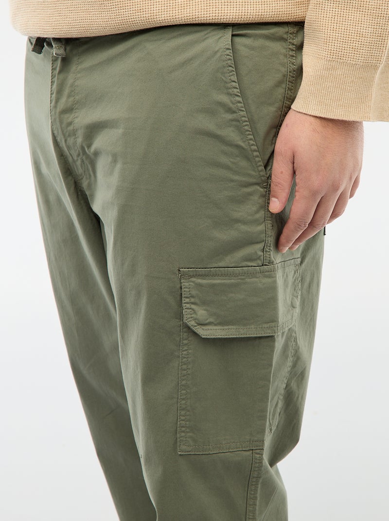 Multizakkenbroek regular fit Groen - Kiabi