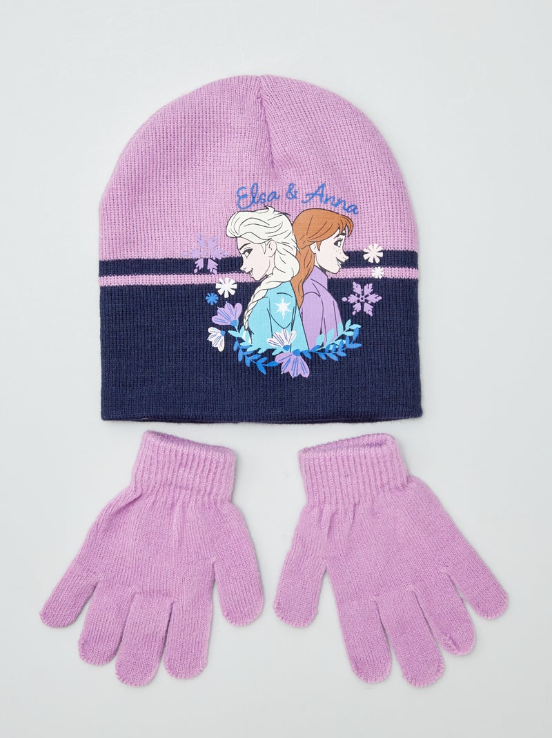 Muts + handschoenen 'Frozen' - 2-delig PAARS - Kiabi