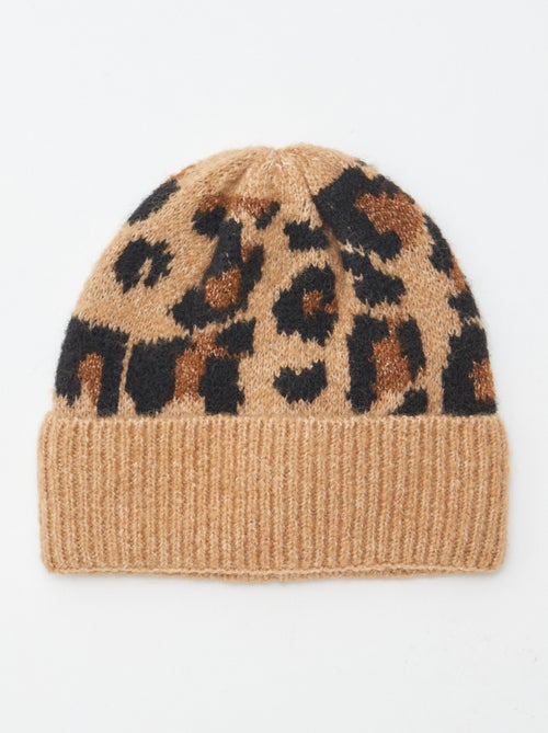 Muts met omslag en ribbelpatroontje - Kiabi