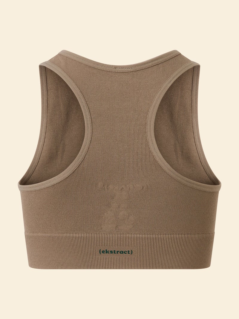 Naadloze sportbeha - (ekstract) Biege - Kiabi