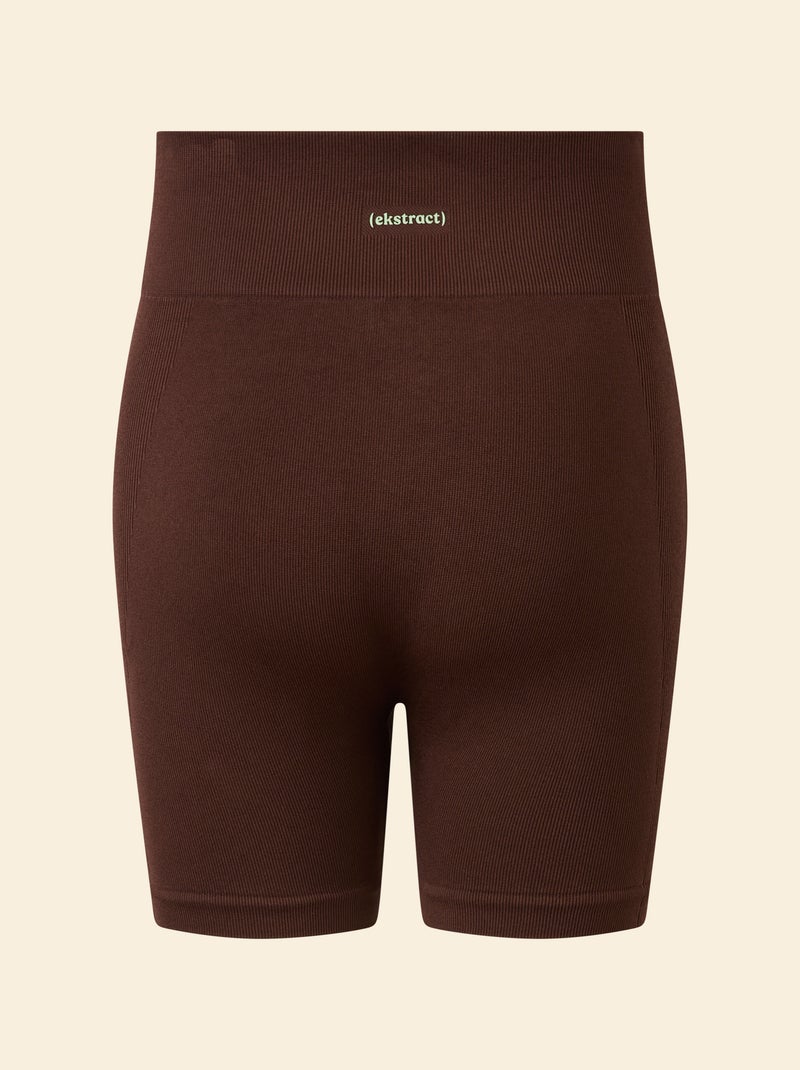 Naadloze sportfietsbroek - (ekstract) Bruin - Kiabi