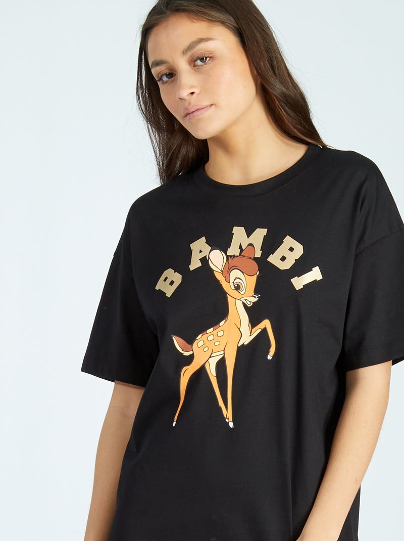 Nachthemd 'Bambi' ZWART - Kiabi