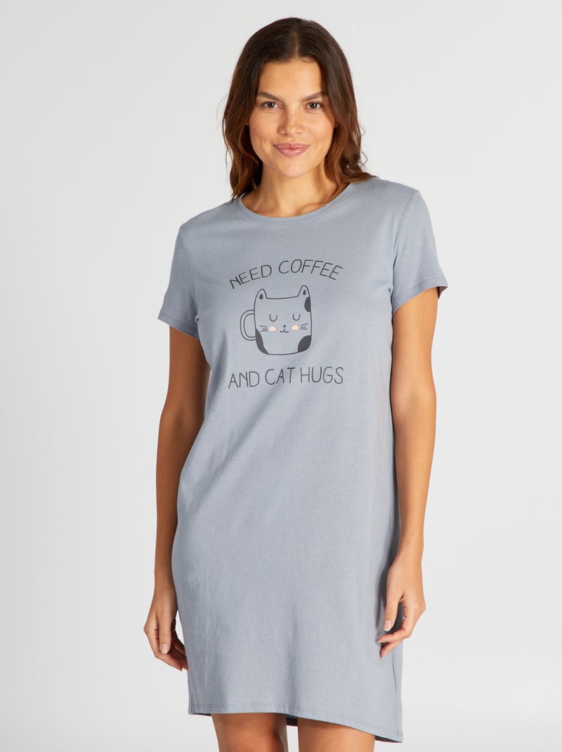 Nachthemd BLAUW - Kiabi