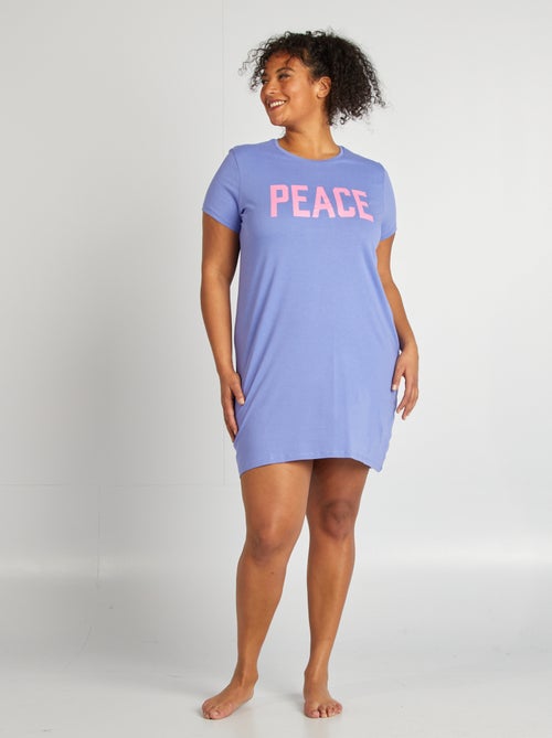 Nachthemd van jersey - Kiabi