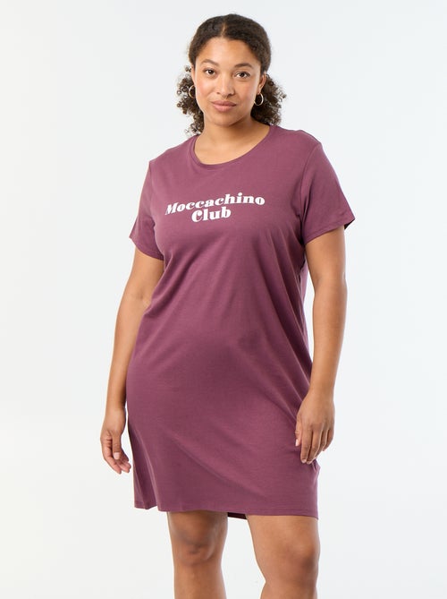 Nachthemd van jersey - Kiabi