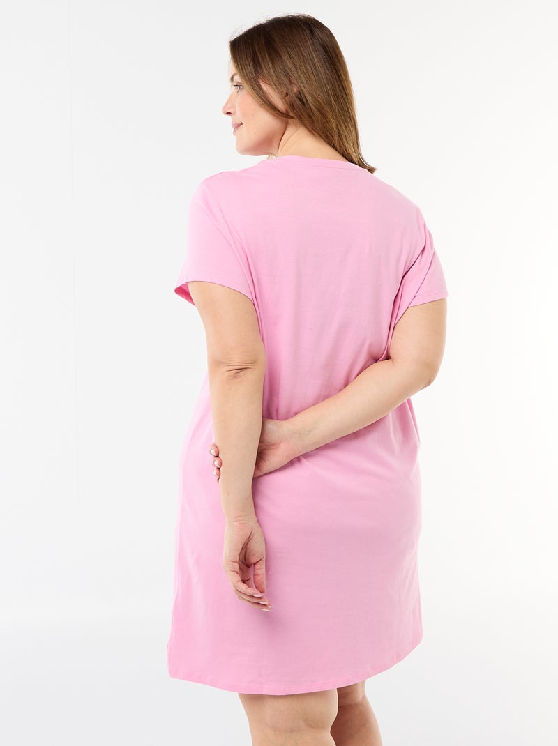 Nachthemd van jersey Rose - Kiabi