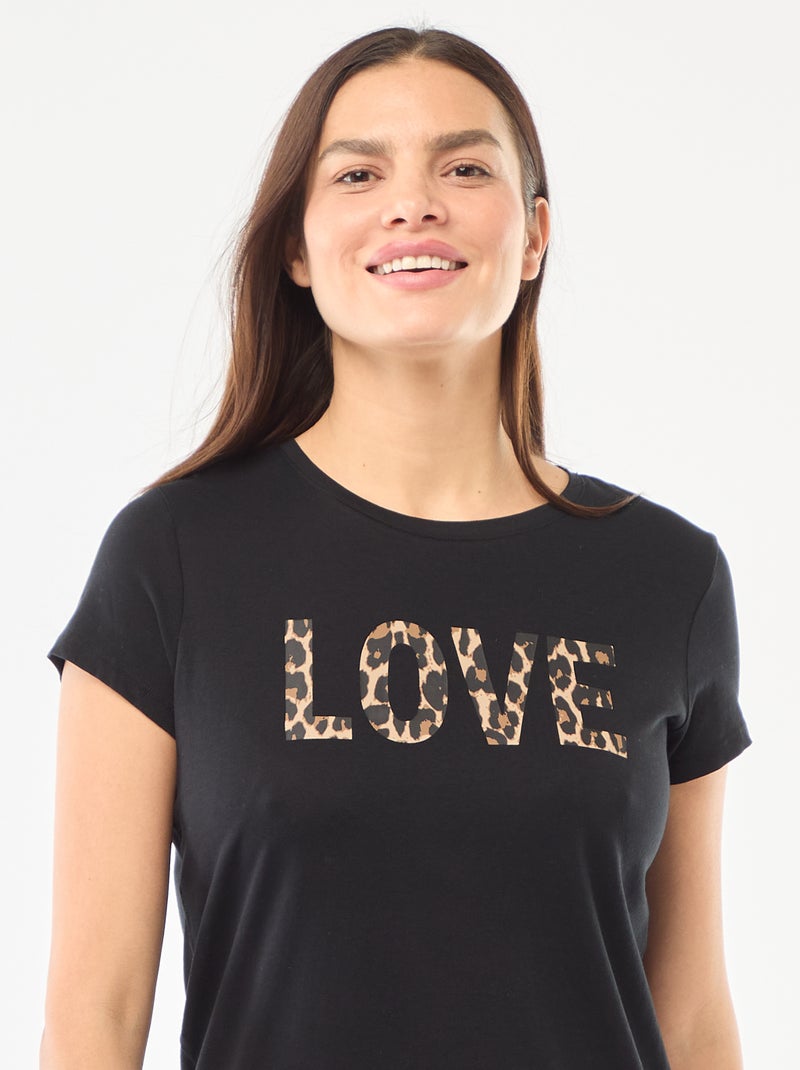 Nachthemd Zwart - Kiabi