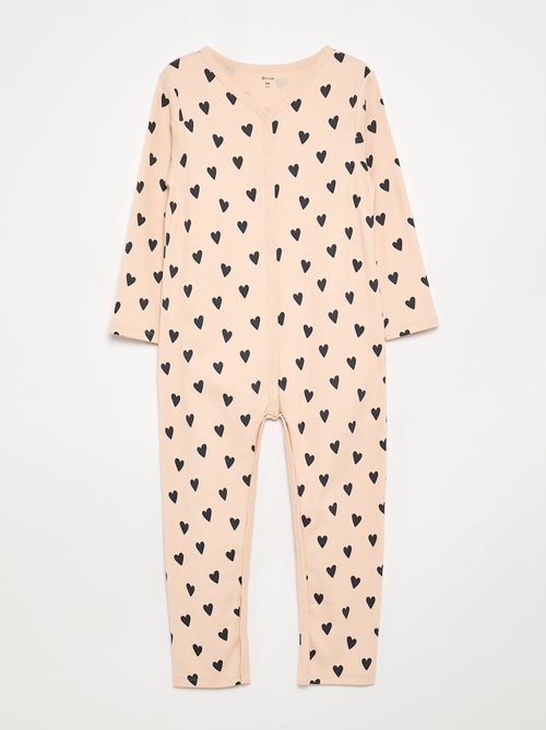 Nachtpyjama met drukknoopsluiting - gemakkelijk aan te trekken collectie - Kiabi Nachtpyjama met drukknoopsluiting - gemakkelijk aan te trekken collectie - Kiabi
