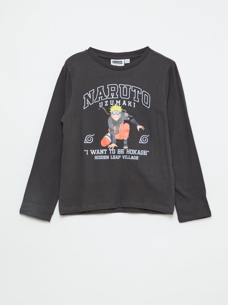 Naruto pyjamaset broek + T-shirt - 2-delig Zwart - Kiabi