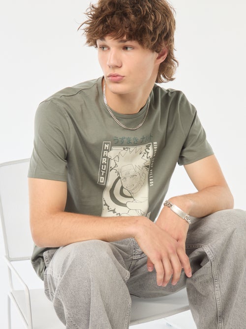 Naruto-T-shirt met korte mouw en print - Kiabi