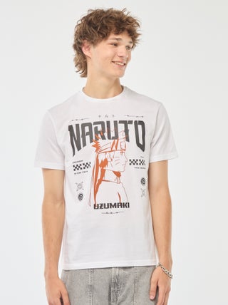 Naruto-T-shirt met korte mouw en print