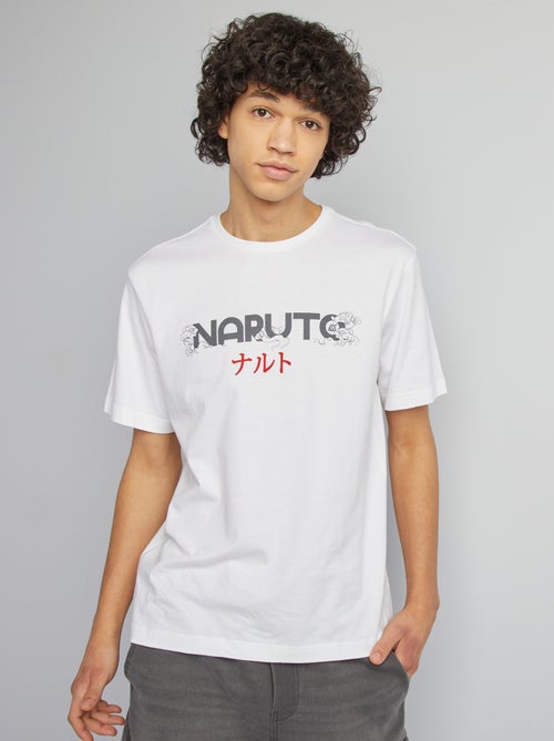 'Naruto'-T-shirt met korte mouw en recto-versoprint - Kiabi