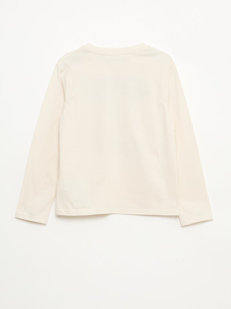 Naruto-T-shirt met lange mouw Wit - Kiabi