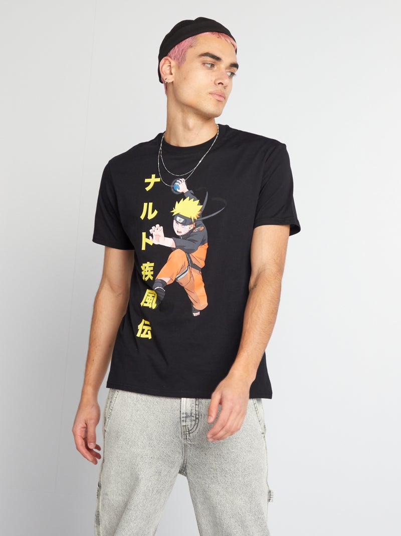 'Naruto'-T-shirt zwart - Kiabi