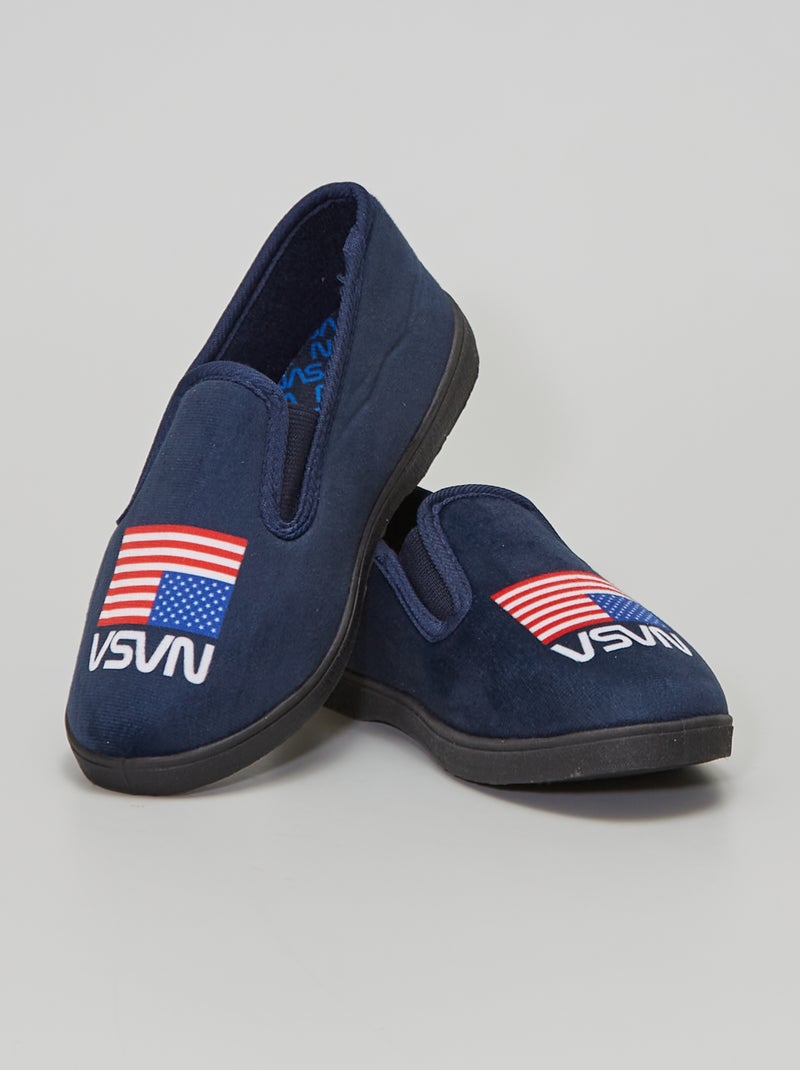 Nasa- sloffen BLAUW - Kiabi
