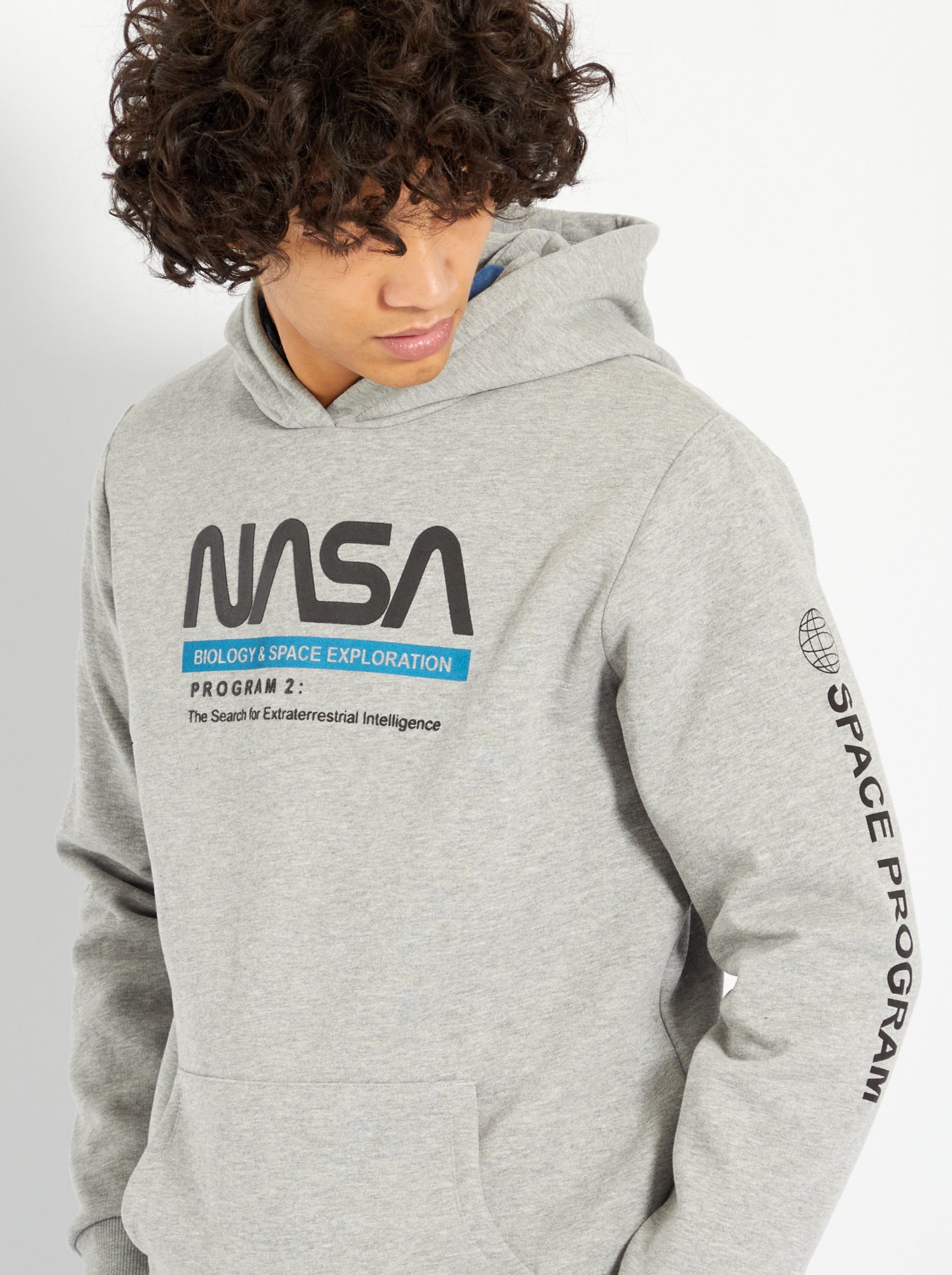 Nasa hoodie GRIJS Kiabi 22.00