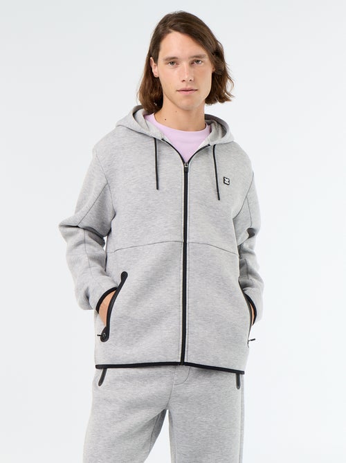 Neopreen-achtige hoodie - Kiabi
