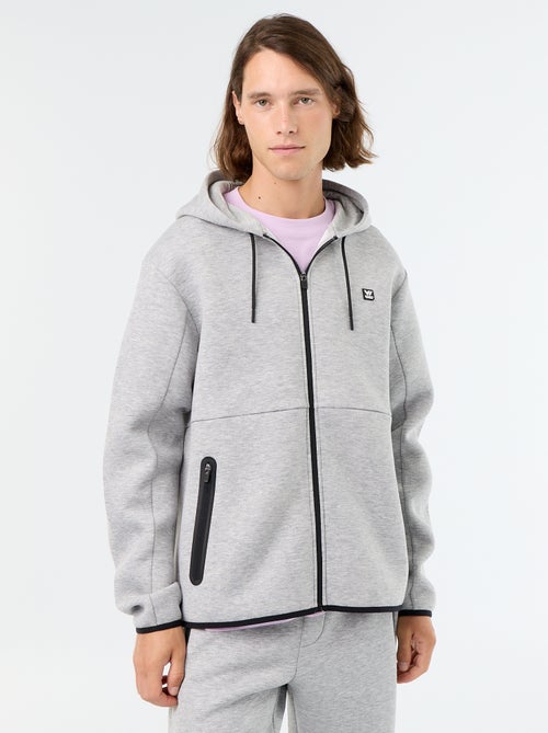 Neopreen-achtige hoodie - Kiabi