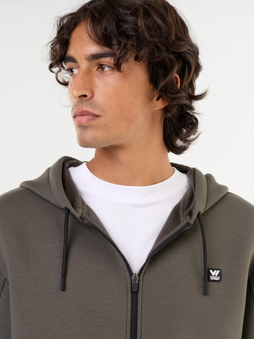 Neopreen-achtige hoodie - Kiabi