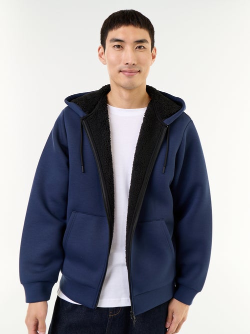 Neopreen sweatvest met rits en capuchon - Kiabi