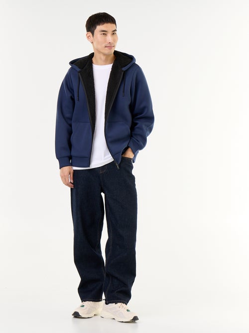 Neopreen sweatvest met rits en capuchon - Kiabi