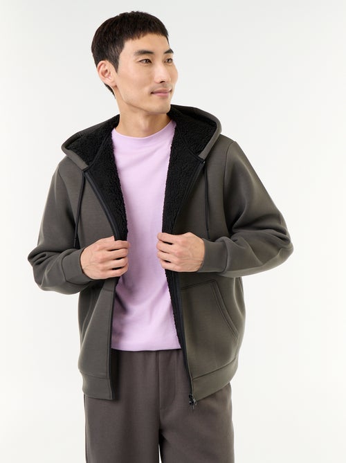 Neopreen sweatvest met rits en capuchon - Kiabi