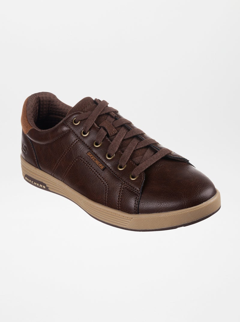 Nette, imitatieleren sneakers BRUIN - Kiabi