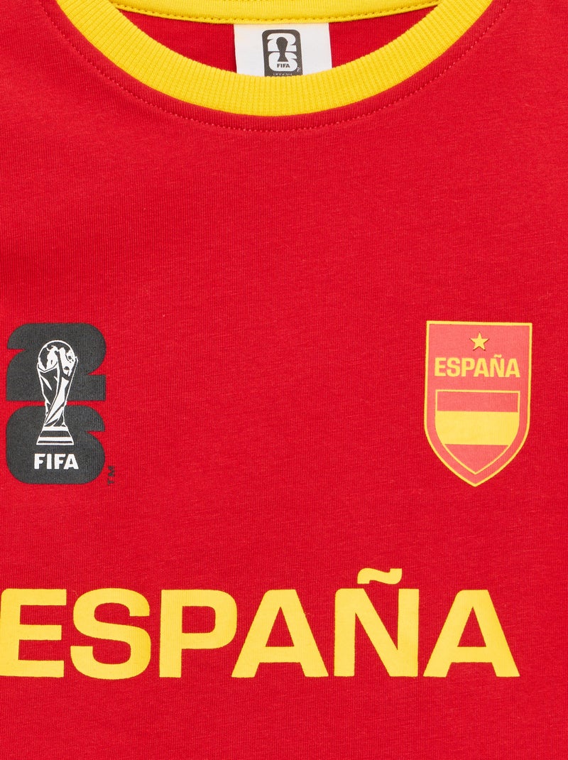 Officieel gelicentieerde T-shirts van de FIFA Wereldbeker 26™ - Spanje Rood - Kiabi
