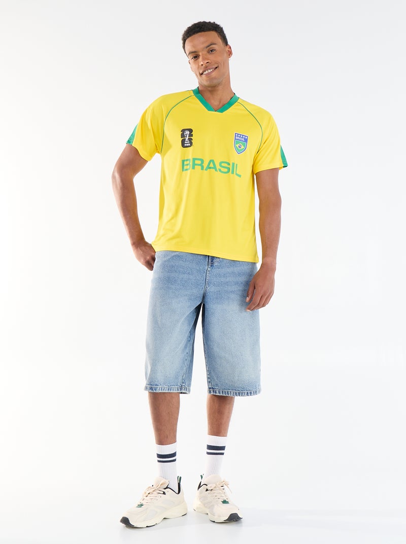 Officieel gelicentieerde T-shirts van het FIFA Wereldkampioenschap 26™ - België Geel - Kiabi