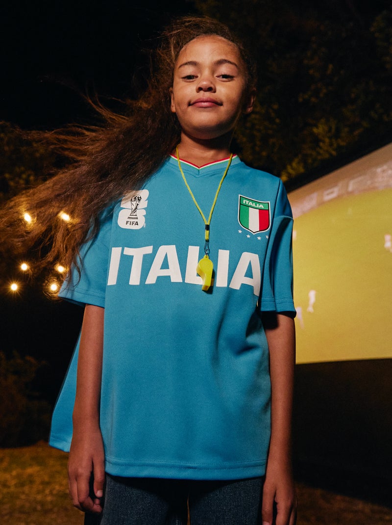 Officieel gelicentieerde T-shirts van het FIFA Wereldkampioenschap 26™ - Brazilië Blauw - Kiabi