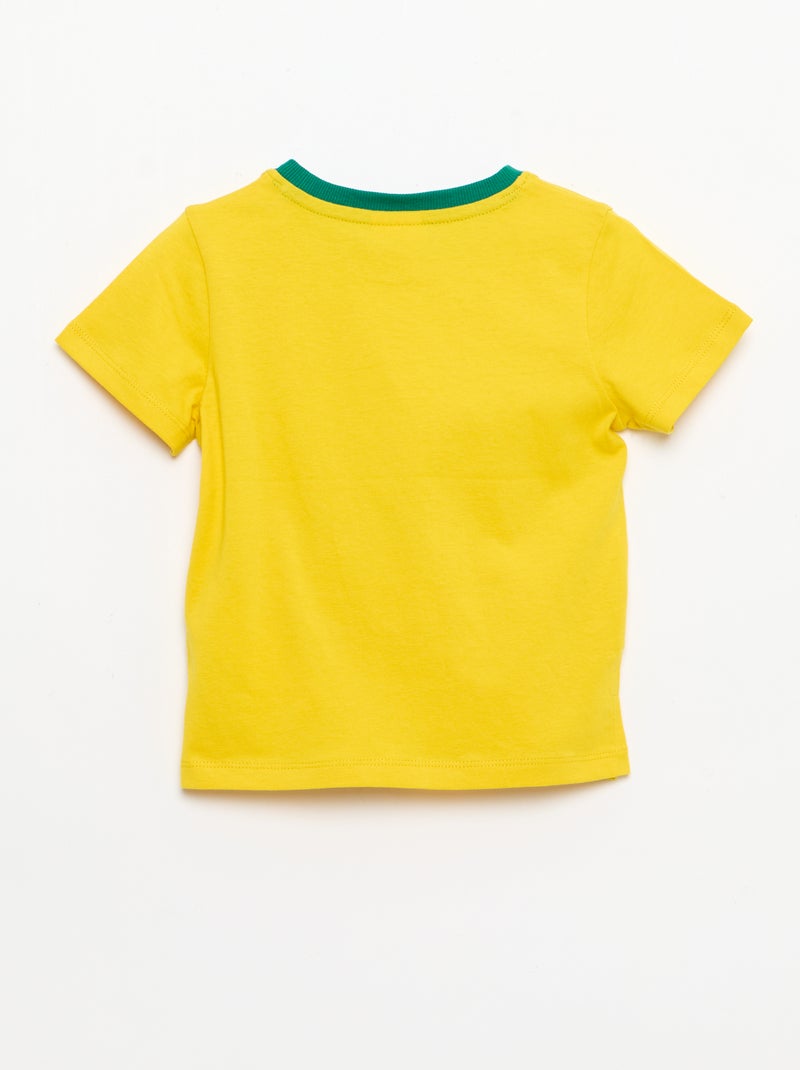 Officieel gelicentieerde T-shirts van het FIFA Wereldkampioenschap 26™ - Brazilië Geel - Kiabi