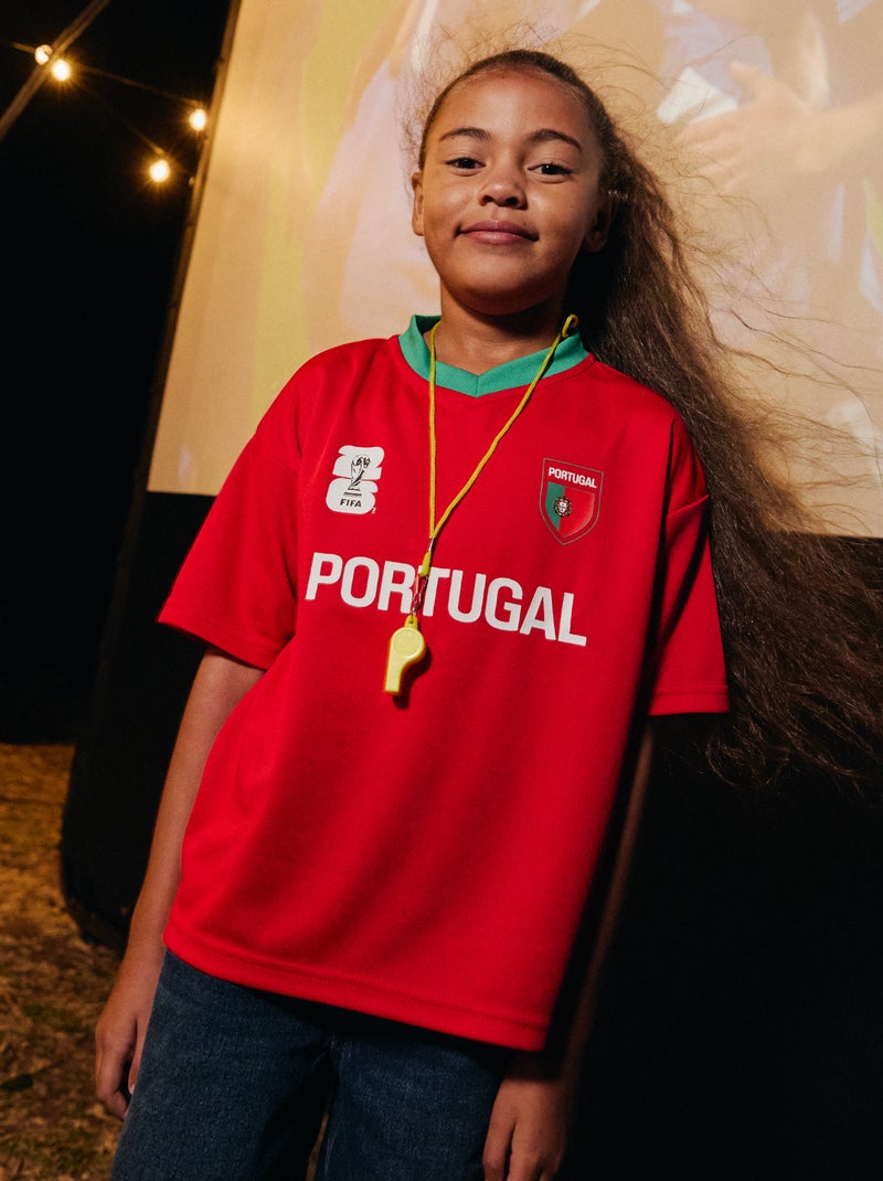 Officieel gelicentieerde T-shirts van het FIFA Wereldkampioenschap 26™ - Brazilië Rood - Kiabi