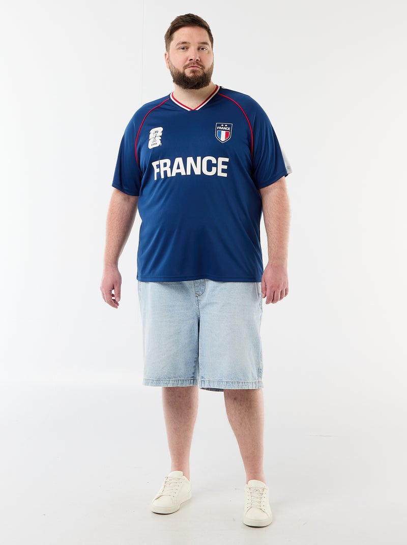 Officieel gelicentieerde T-shirts van het FIFA Wereldkampioenschap 26™ - Frankrijk Blauw - Kiabi