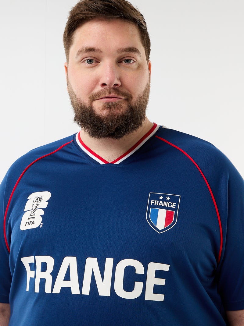 Officieel gelicentieerde T-shirts van het FIFA Wereldkampioenschap 26™ - Frankrijk Blauw - Kiabi