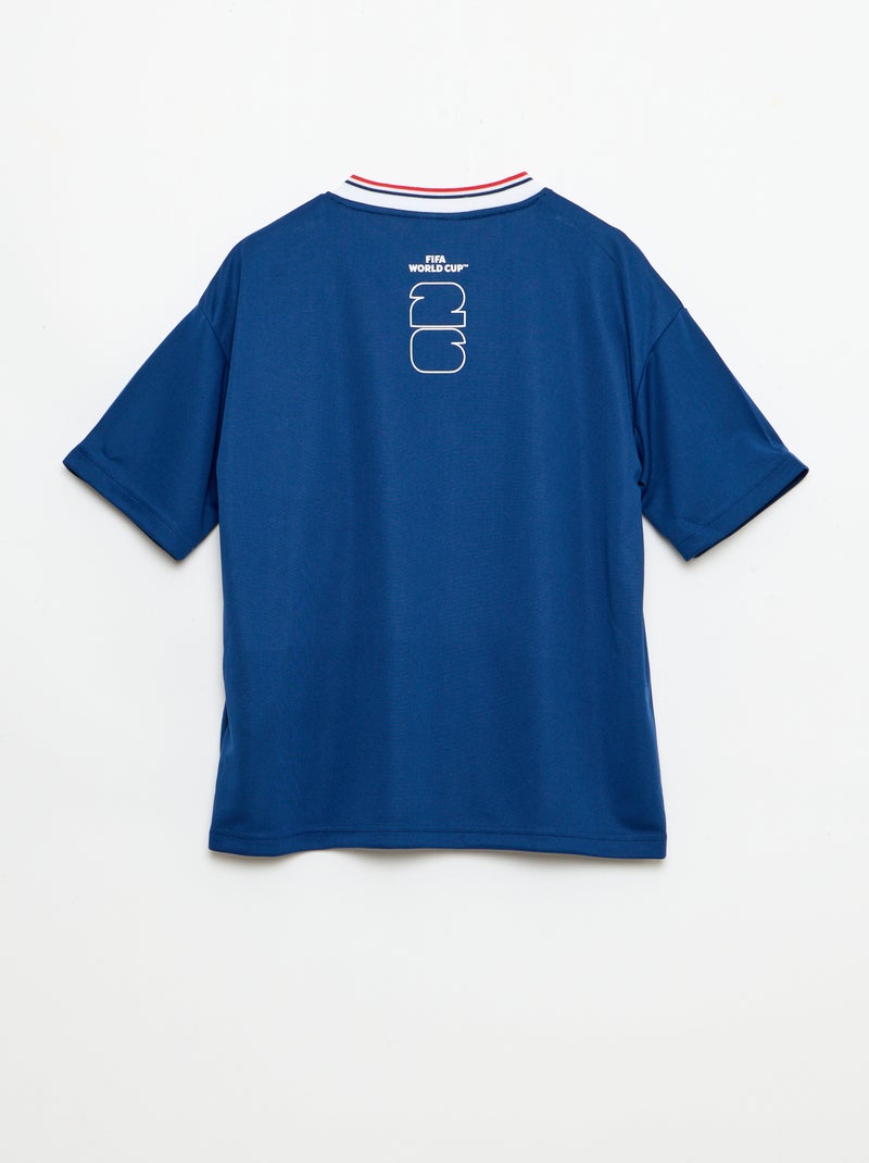 Officieel gelicentieerde T-shirts van het FIFA Wereldkampioenschap 26™ - Frankrijk Blauw - Kiabi