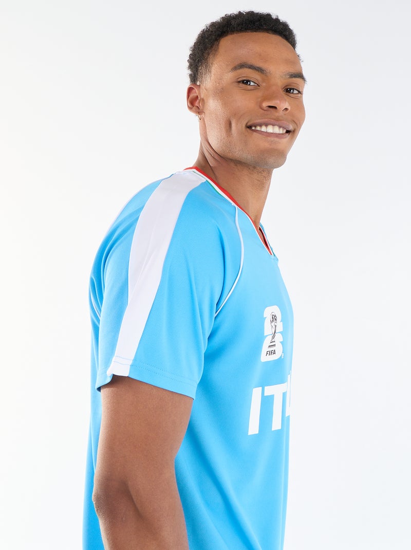 Officieel gelicentieerde T-shirts van het FIFA Wereldkampioenschap 26™ - Italië Blauw - Kiabi