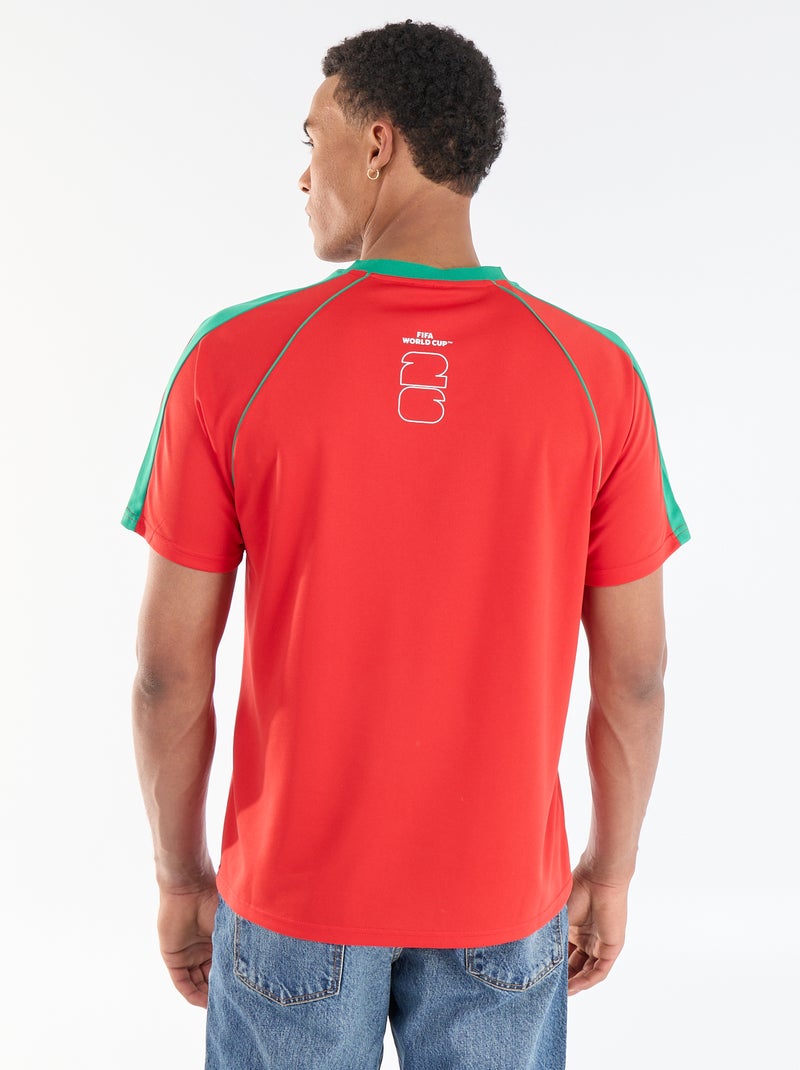 Officieel gelicentieerde T-shirts van het FIFA Wereldkampioenschap 26™ - Portugal Rood - Kiabi