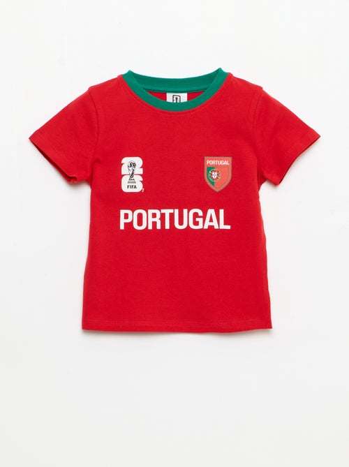Officieel gelicentieerde T-shirts van het FIFA Wereldkampioenschap 26™ - Portugal - Kiabi