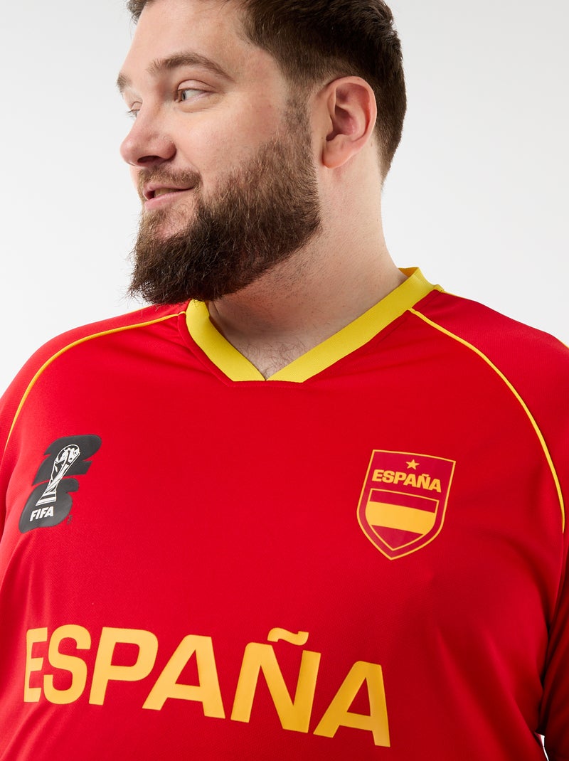 Officieel gelicentieerde T-shirts van het FIFA Wereldkampioenschap 26™ - Spanje Rood - Kiabi