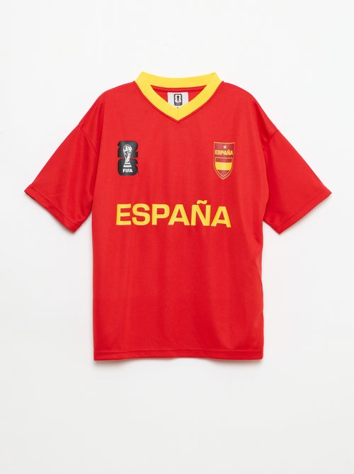 Officieel gelicentieerde T-shirts van het FIFA Wereldkampioenschap 26™ - Spanje - Kiabi Officieel gelicentieerde T-shirts van het FIFA Wereldkampioenschap 26™ - Spanje - Kiabi