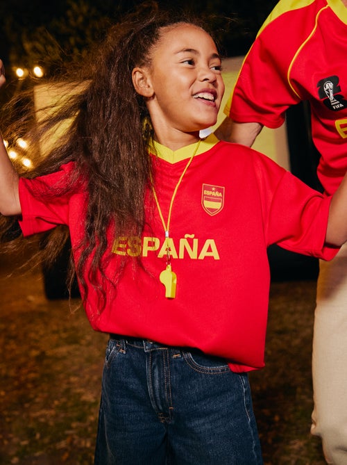 Officieel gelicentieerde T-shirts van het FIFA Wereldkampioenschap 26™ - Spanje - Kiabi Officieel gelicentieerde T-shirts van het FIFA Wereldkampioenschap 26™ - Spanje - Kiabi
