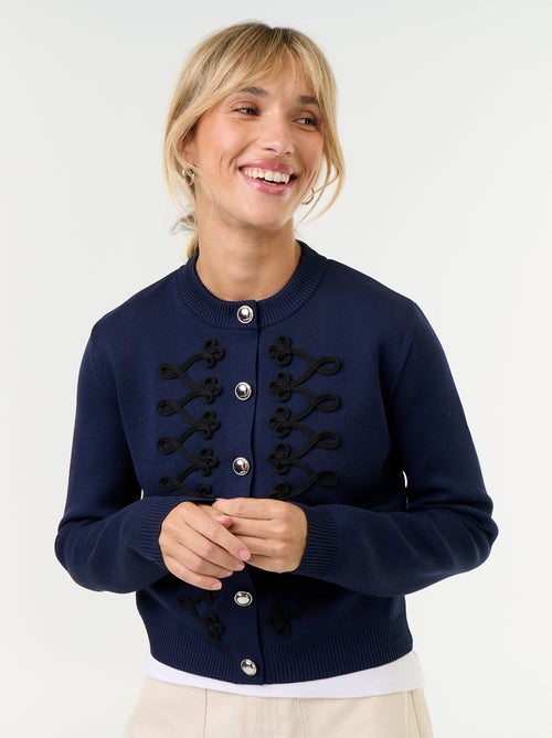 Officier vest met decoratieve galons - Kiabi