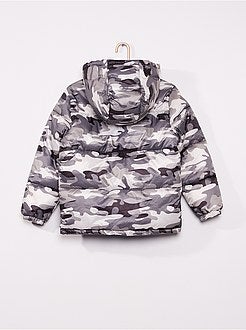 Omkeerbaar donsjack met capuchon - Kiabi