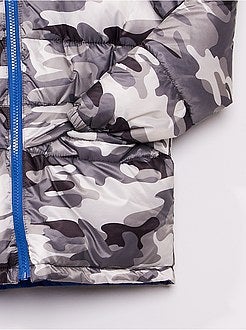 Omkeerbaar donsjack met capuchon - Kiabi